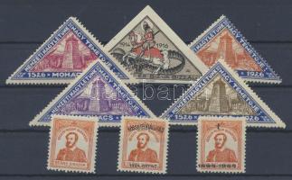 1916-1944 8 db történelmi levélzáró