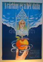 A cárlány és a hét dália; nagyméretű filmplakát a 70-es évekből