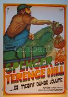 ...És megint dühbe jövünk; nagyméretű filmplakát a 70-es évekből