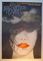 És az eső elmos minden nyomot; nagyméretű filmplakát a 70-es évekből