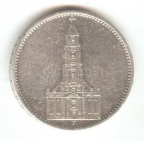 Német 3. Birodalom 1934F 5M Ag "Garnisonkirche" T:2-
German Third Reich 1934F 5 Marks Ag &...