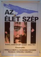 Az élet szép; nagyméretű filmplakát a 70-es évekből