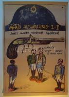 Vágtató huszárosztag I-II.; nagyméretű filmplakát a 70-es évekből