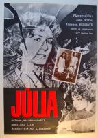 Júlia: Jane Fonda és Vanessa Redgrave; nagyméretű filmplakát a 70-es évekből
