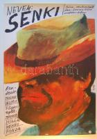 Nevem: Senki Terrence Hill és Henry Fonda; nagyméretű filmplakát a 70-es évekből