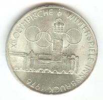 Ausztria 1976. 100Sch Ag "Innsbruck - XII. téli olimpia/síelő" T:2
Austria 1976. 100 Schil...