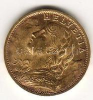 Svájc 1935LB 20Fr arany 6,452g T:2
