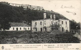 Belgrade Citadel, war damaged