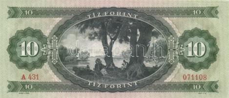 1969. 10Ft (2x) egymás utáni sorszámmal! T:I