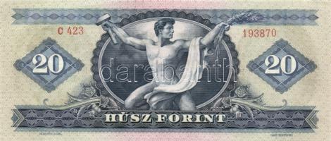 1969. 20Ft (5x) színváltozatok is köztük T:I,II