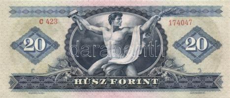 1969. 20Ft (5x) színváltozatok is köztük T:I,II