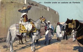 Arabian folklore, cavalryman, fantasy costumes (EB)