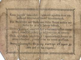 1849. 15Kr + 30Kr (2x) "Kincstári utalvány T:III,IV