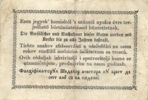 1849. 15Kr + 30Kr (2x) "Kincstári utalvány T:III,IV