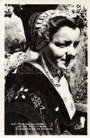 Savoie, French folklore , woman in national costume