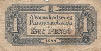1944. 1P " A Vöröshadsereg Parancsnoksága" főtípus, sorszámmal T:III-