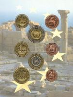 Ciprus 2004. 1c,2c,5c,10c,20c,50c,1€,2€ próbaveretek, szettben, díszkiadásban T:...