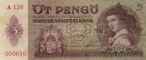 1939. 5P (10x) T:II,III(főleg)