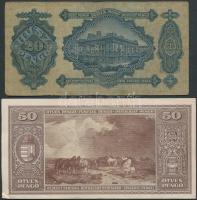 1930. 20P + 1945. 50P T:III,II-