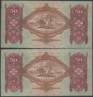 1932. 50P (2x) egymásutáni sorszámmal T:II+(hajtatlan)