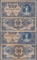 1945. 500P (4x) T:I-,II