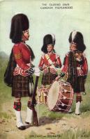 Sergeant and drummers, The Queenss own Cameron highlanders