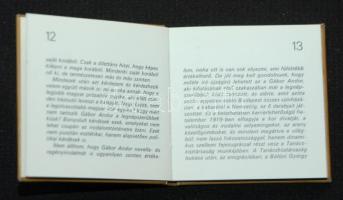 Gábor Andor, Panoptikum. Magyar Újságírók Szövetsége - Kossuth Könyvkiadó, Bp, 1978. Sorszámozott mi...