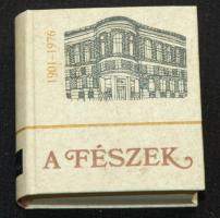A Fészek 1901-1976. Emlékkönyv a Fészek Művészklub alapításának 75. évfordulójára. Gondolat, Bp, 1976. Sorszámozott, illusztrált minikönyv