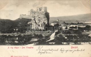 Beckó castle, Vág valley (wet damage)