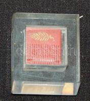 Buza Márton 50 éves, 1971. Mikrokönyv, sorszámozva, plexi-tokban