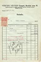 kb 50 db számla, irat, közte okmánybélyegesek, + cserkészújság