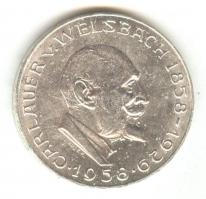Ausztria 1958. 25Sch Ag "Carl Auer von Welsbach" T:2 tanúsítvánnyal!
Austria 1958. 25 Schi...