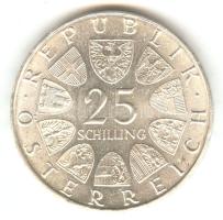 Ausztria 1972. 25Sch Ag "Carl Michael Ziehrer" T:2 tanúsítvánnyal! Austria 1972. 25 Schilling Ag "Carl Michael Ziehrer" C:XF with certificate