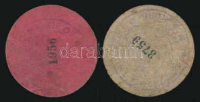 Franciaország/Faches-Thumesnil (Nord) ~1915. 5c + 10c T:III
France/Faches-Thumesnil (Nord) ~1915. 5 ...