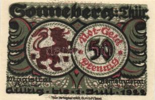 Német Birodalom/Weimari Köztársaság/Sonneberg 1921. 50Pf (5x) mind klf T:I
Germany-Weimar Republic/S...