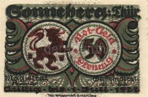 Német Birodalom/Weimari Köztársaság/Sonneberg 1921. 50Pf (5x) mind klf T:I
Germany-Weimar Republic/S...