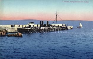 Lovrana port, torpedo boats