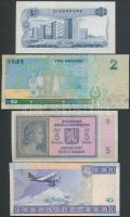 Litvánia 2001. 10L + Szingapúr 1972. 1$ + Fidzsi-szigetek 2002. 2$ + Német 3. Birodalom/Cseh-Morva P...