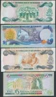 Bahama-szigetek 1974 (1984). 1/2$ + 1$ + Kelet-Karibi Államok/St.Kitts 2000. (DN) 5$ + Kajmán-sziget...