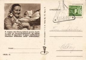 Hungarian Socialist propaganda, maternity hospital, So.Stpl