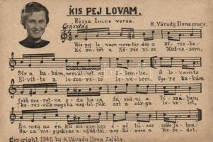 Kis pejlovam, sheet music (fa)