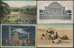 13 db jó minőségű, háború előtti külföldi városképes lap