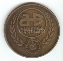 Bognár György (1944-) 1990. "Tatabányai Alumíniumkohó" Br emlékérem (42mm) T:2