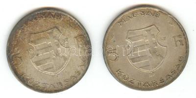 1947. 5Ft Ag "Kossuth" (2x) T:3