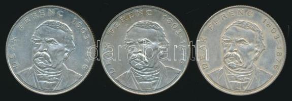 1994. 200Ft Ag "Deák" (3x) T:2,2-