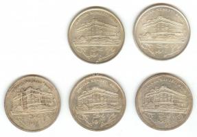 1992-93. 200Ft Ag "MNB" (5x) T:2,2-