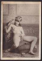 cca 1910 Pornográf fotó / Vintage porno photo 9,5x14 cm