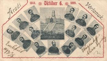 1899 The 13 Martyrs of Arad (small tear)