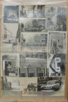 26db régi fénykép, közte katonaiak és régi autókat ábrázolók /
26 vantige photos with military scene...