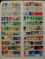 2500db külföldi gyufacímke 11 berakólapon